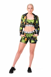 Dámské šortky Nebbia High-energy double layer shorts 563 jungle green