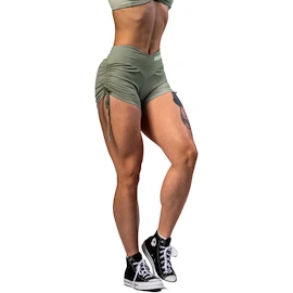 Dámské šortky Nebbia STRONG BEAUTY Lace-Up Sculpting Shorts OWN YOUR POWER 429 light green