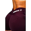 Dámské šortky Nebbia STRONG BEAUTY V-shaping Belt Shorts 428 dark red
