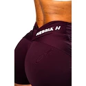 Dámské šortky Nebbia STRONG BEAUTY V-shaping Belt Shorts 428 dark red