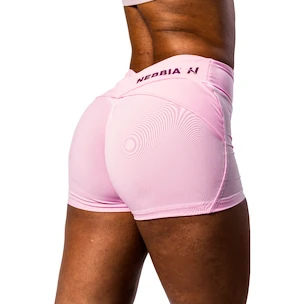 Dámské šortky Nebbia STRONG BEAUTY V-shaping Belt Shorts 428 pink