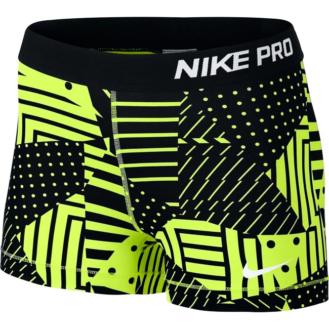 Dámské šortky Nike Pro Patch Work 3" Volt