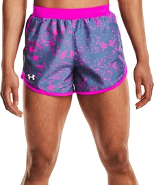 Dámské šortky Under Armour Fly By 2.0 Printed Short Mineral Blue