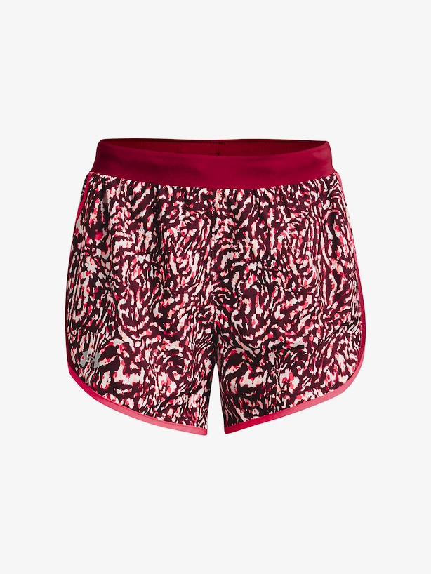 Dámské šortky Under Armour  Fly By 2.0 Printed Short -PNK