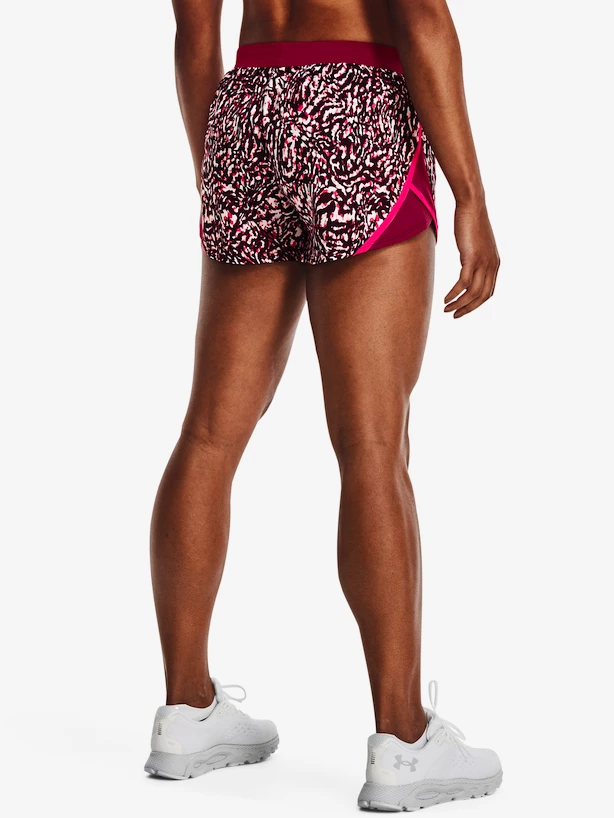 Dámské šortky Under Armour  Fly By 2.0 Printed Short -PNK