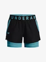 Dámské šortky Under Armour  Play Up 2-in-1 Shorts -BLK