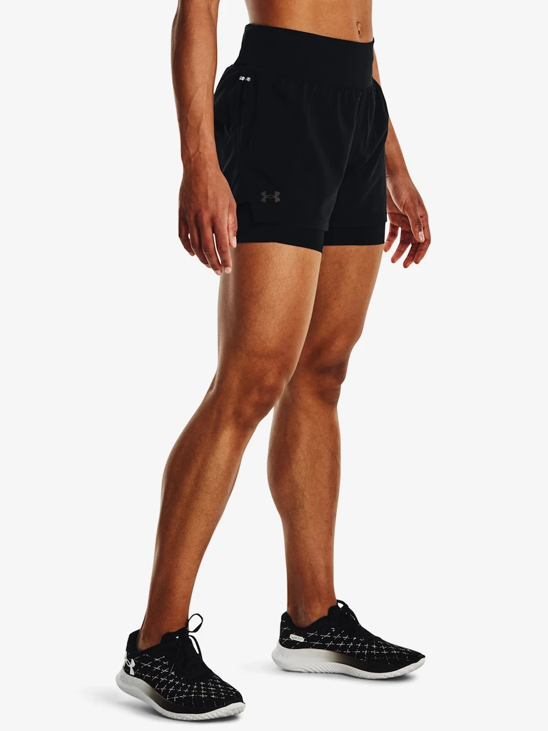 Dámské šortky Under Armour  RUN STAMINA 2IN1 SHORT-BLK