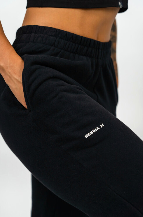 Nebbia Hero N°3 Sportovní volné tepláky Gym Time 281 black - thumb (3)