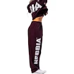 Dámské tepláky Nebbia STRONG BEAUTY Loose-Fit Baggy Pants BOYFRIEND STYLE 432 dark red