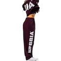 Dámské tepláky Nebbia STRONG BEAUTY Loose-Fit Baggy Pants BOYFRIEND STYLE 432 dark red