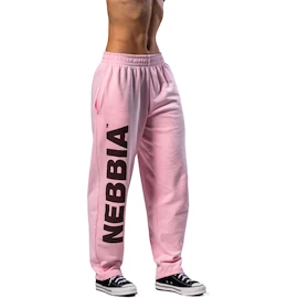 Dámské tepláky Nebbia STRONG BEAUTY Loose-Fit Baggy Pants BOYFRIEND STYLE 432 pink