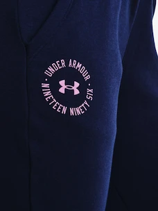 Dámské tepláky Under Armour  Rival Fleece Crest Joggers-NVY XS