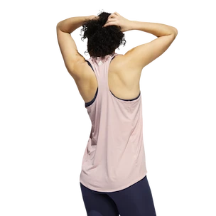 Dámské tílko adidas  3-Bar Logo Tank Wonder Mauve XS