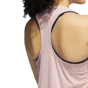 Dámské tílko adidas  3-Bar Logo Tank Wonder Mauve XS