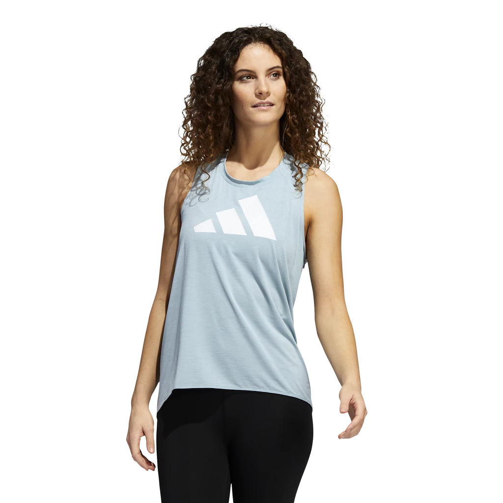 Dámské tílko adidas  3-Stripes Logo Magic Grey XS