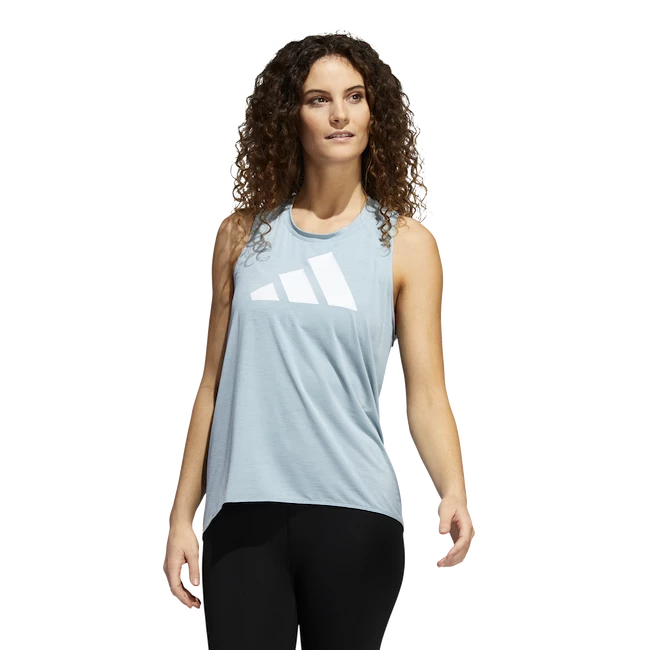 Dámské tílko adidas  3-Stripes Logo Magic Grey XS