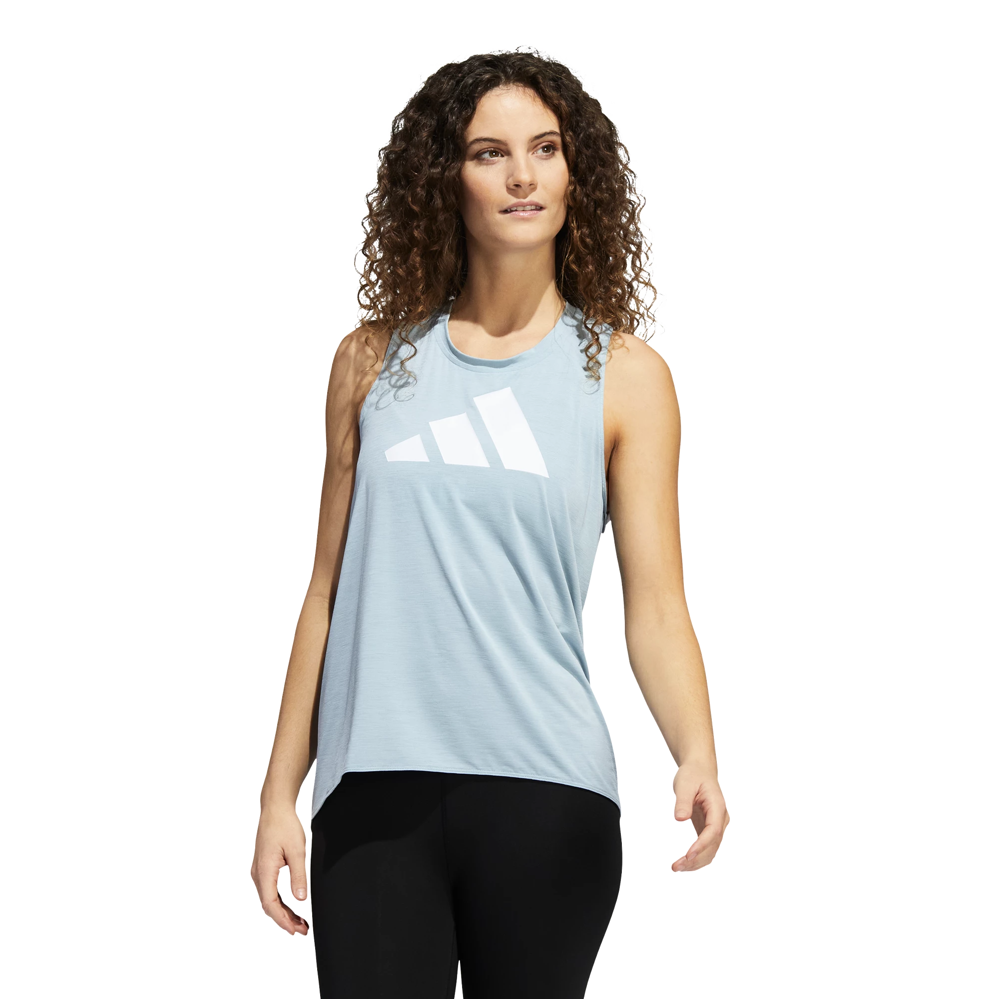 Dámské tílko adidas  3-Stripes Logo Magic Grey XS