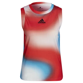 Dámské tílko adidas Melbourne Printed Match Tank White/Red/Blue