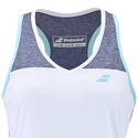 Dámské tílko Babolat  Play Tank Top Women White/Blue