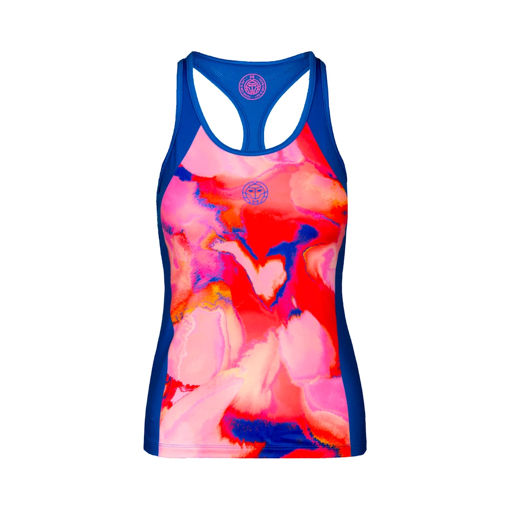 Dámské tílko BIDI BADU  Jua Tech Tank Red, Blue M