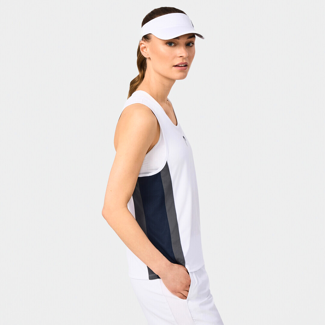 Dámské tílko Head  CLUB 25 TECH Tank Top Women Navy/White S - thumb (8)