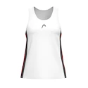 Dámské tílko Head  CLUB 25 TECH Tank Top Women Red/White