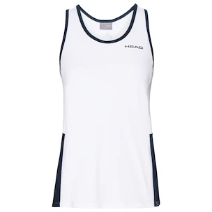 Dámské tílko Head  Club White/Dark Blue