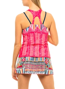 Dámské tílko Lucky in Love  Pretty In Ink Bralette Tank Shocking Pink S
