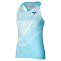 Dámské tílko Mizuno  Charge Printed Tank Blue Glow