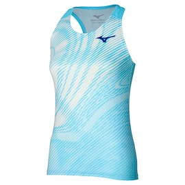 Dámské tílko Mizuno Charge Printed Tank Blue Glow