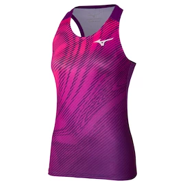 Dámské tílko Mizuno Charge Printed Tank Purple Magic