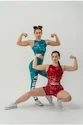 Dámské tílko Nebbia Barbell Therapy Rough Girl 617 green