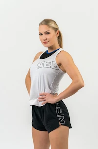 Dámské tílko Nebbia  FIT Activewear Tank Top “Airy” with Reflective Logo white