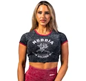 Dámské tílko Nebbia NEBBIA x OLYMPIA Washed Crop Top GOLDEN AGE 782 black