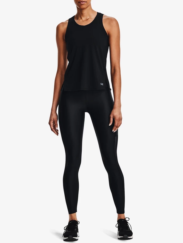 Dámské tílko Under Armour  IsoChill Run Laser Tank-BLK XS