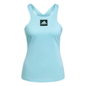 Dámské tričko adidas  Paris Y-Tank Primeblue Aqua M