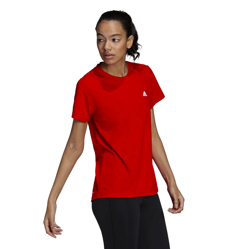 Dámské tričko adidas  Short Sleeve Tee Vivid Red XS