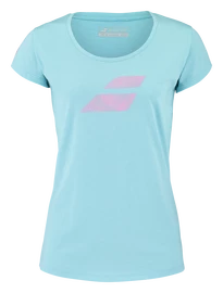 Dámské tričko Babolat Exercise Flag Tee Women Angel Blue