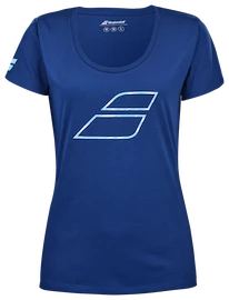 Dámské tričko Babolat Exercise Flag Tee Women Sodalite Blue