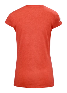 Dámské tričko Babolat  Exercise Stripes Tee Poppy Red
