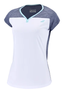 Dámské tričko Babolat  Play Cap Sleeve Top Women White/Blue