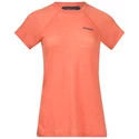 Dámské tričko Bergans  Floyen Wool Tee Orange