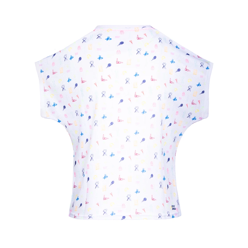 Dámské tričko BIDI BADU  Majira Tech Tee White, Mixed M