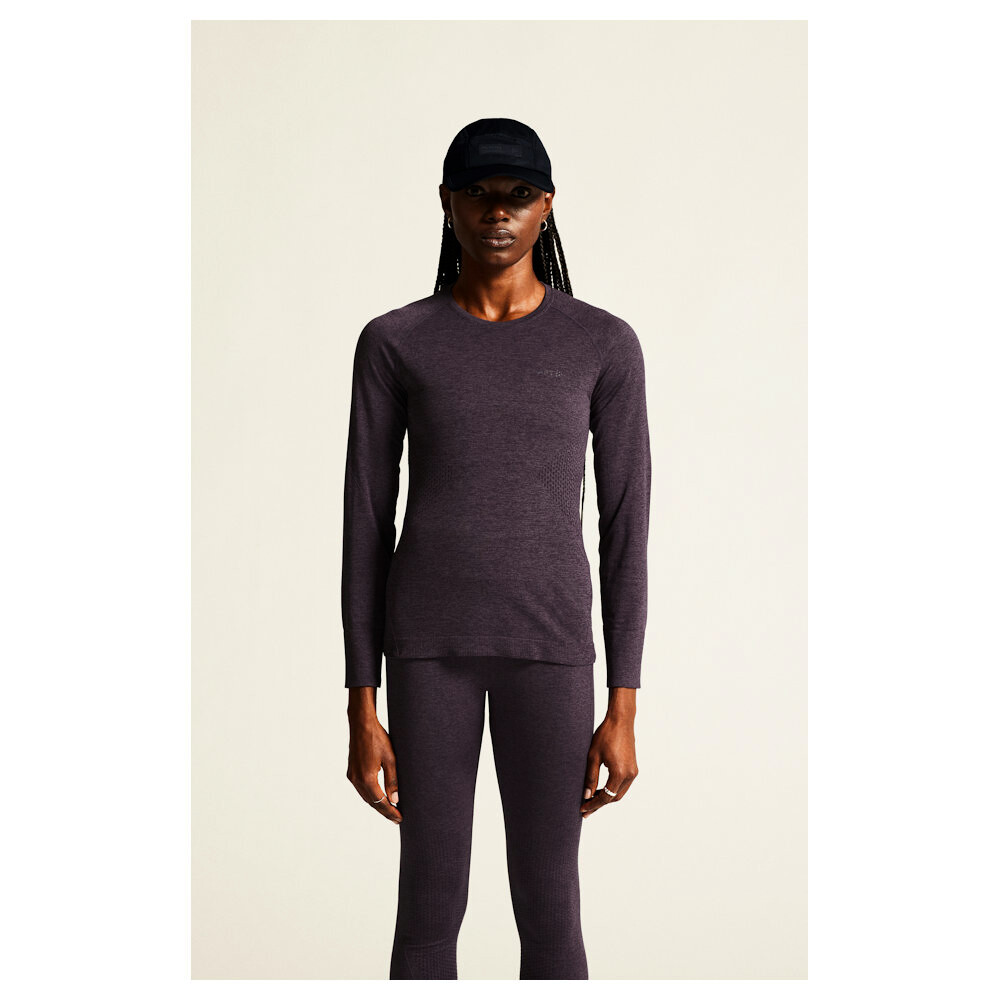 Dámské tričko Craft Core Dry Active Comfort LS Dark Plum  M - thumb (3)