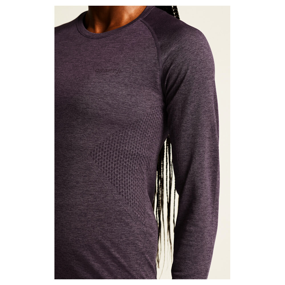 Dámské tričko Craft Core Dry Active Comfort LS Dark Plum  M - thumb (4)