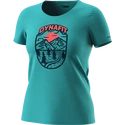 Dámské tričko Dynafit  Graphic cotton Brittany blue