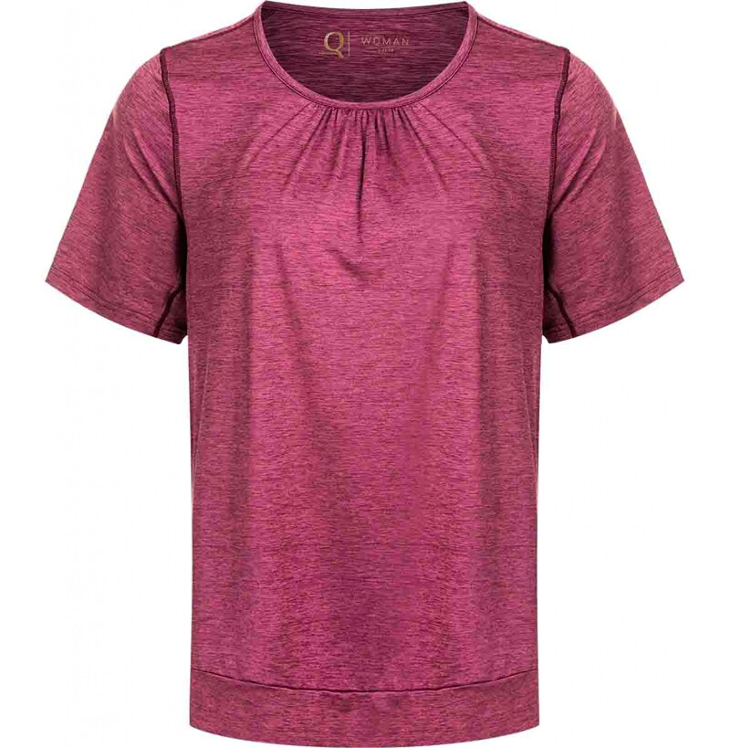 Product detail of Dámské tričko Endurance  Q Bree Melange SS Tee Wine 46