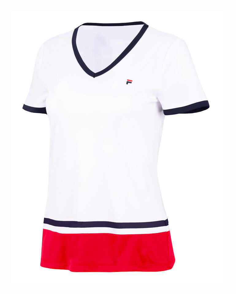Product detail of Dámské tričko Fila  T-Shirt Elisabeth White/Fila Red L