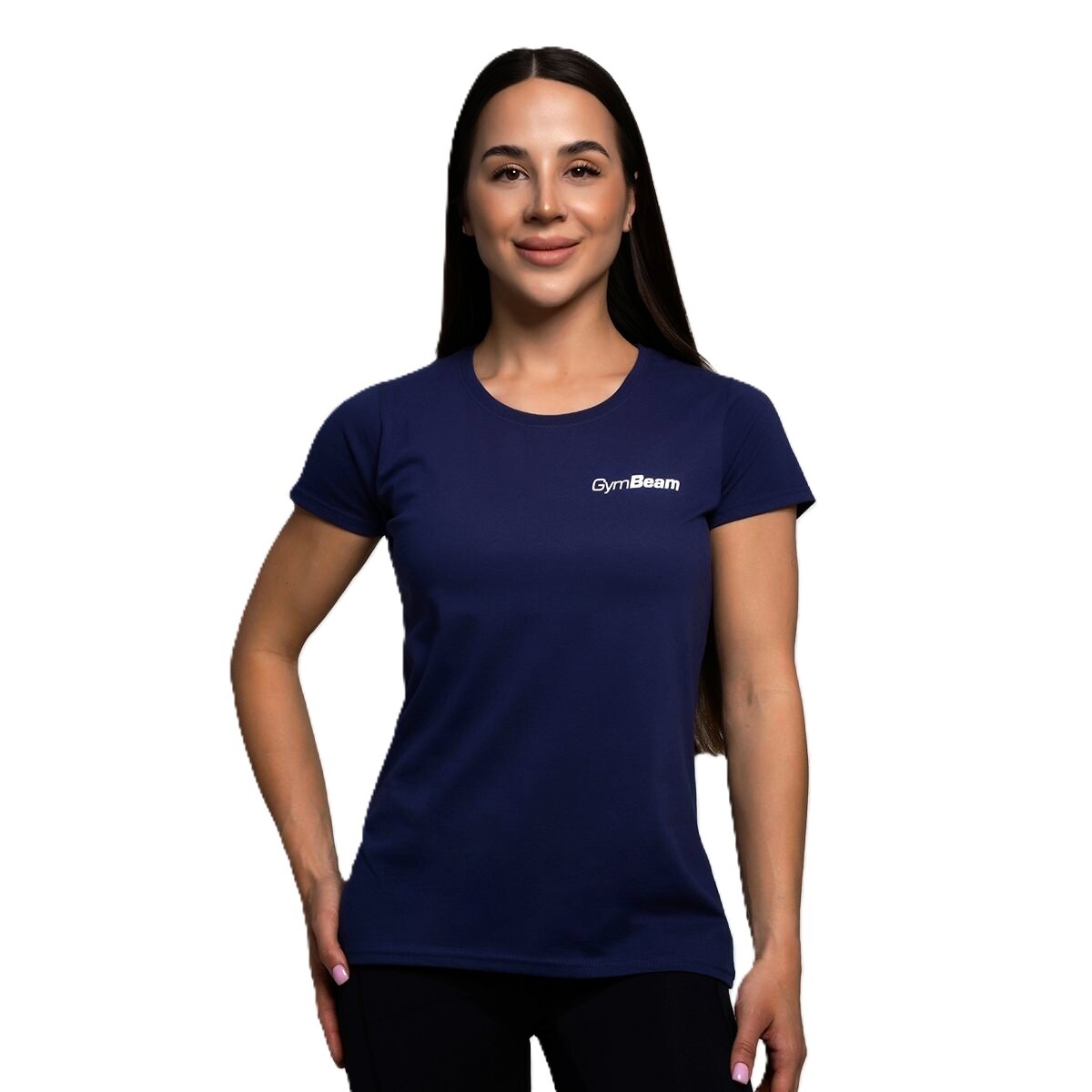 Dámské tričko GymBeam  Basic Navy Blue XL - thumb (0)