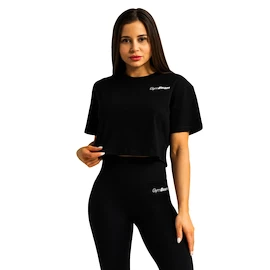 Dámské tričko GymBeam Limitless Cropped T-shirt Black
